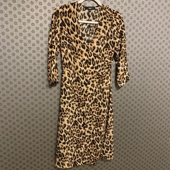 Slate & Willow Leopard Print Dress - Picture 3 of 4
